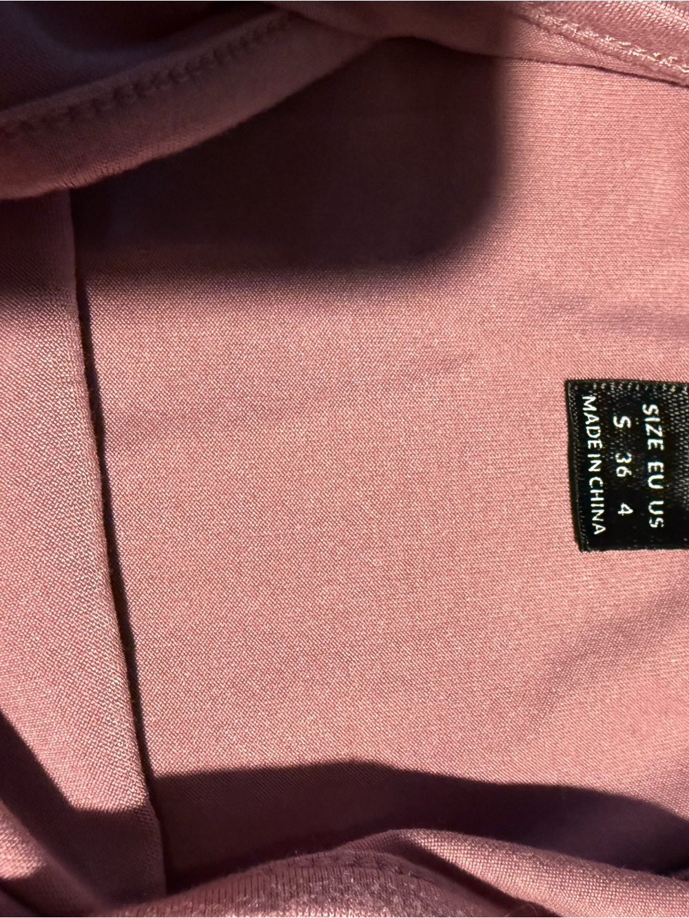 Shein pink maternity dress small